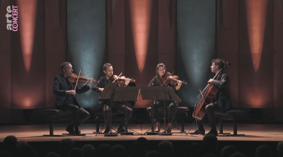 Quatuor Ébène joue Beethoven à la Philharmonie de Paris