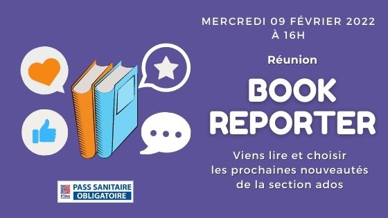 Logo book reporter février 2022