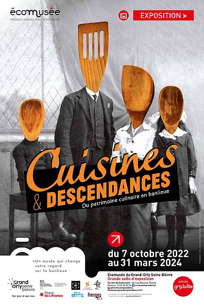 Affiche de l'exposition Cuisine et descendances