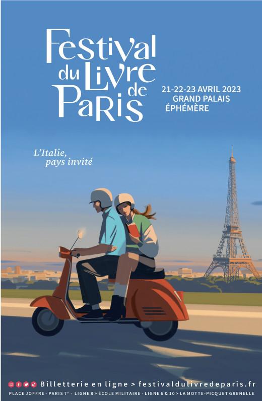 Affiche du Festival du Livre de Paris 2023