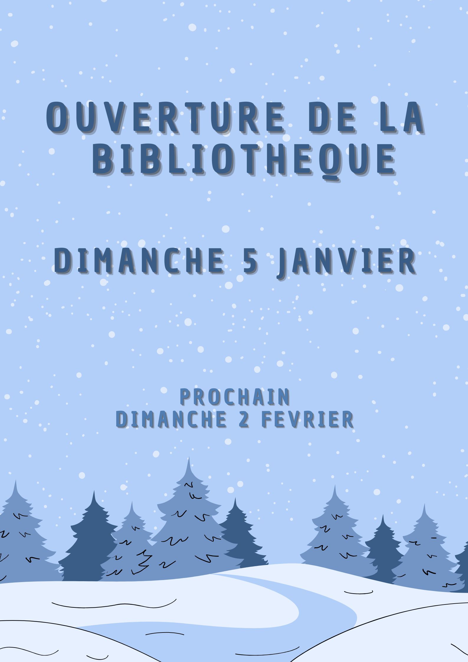 ouverture dimanche 5 janvier