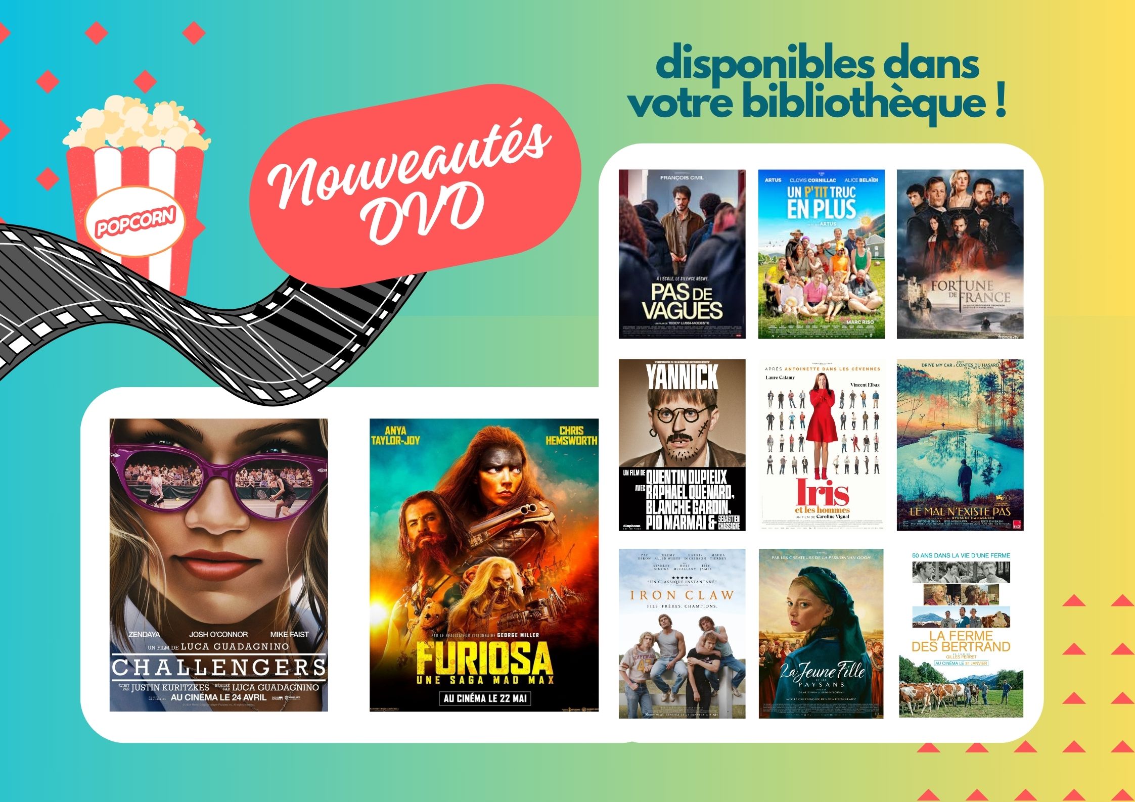 descriptif texte et affiches de films