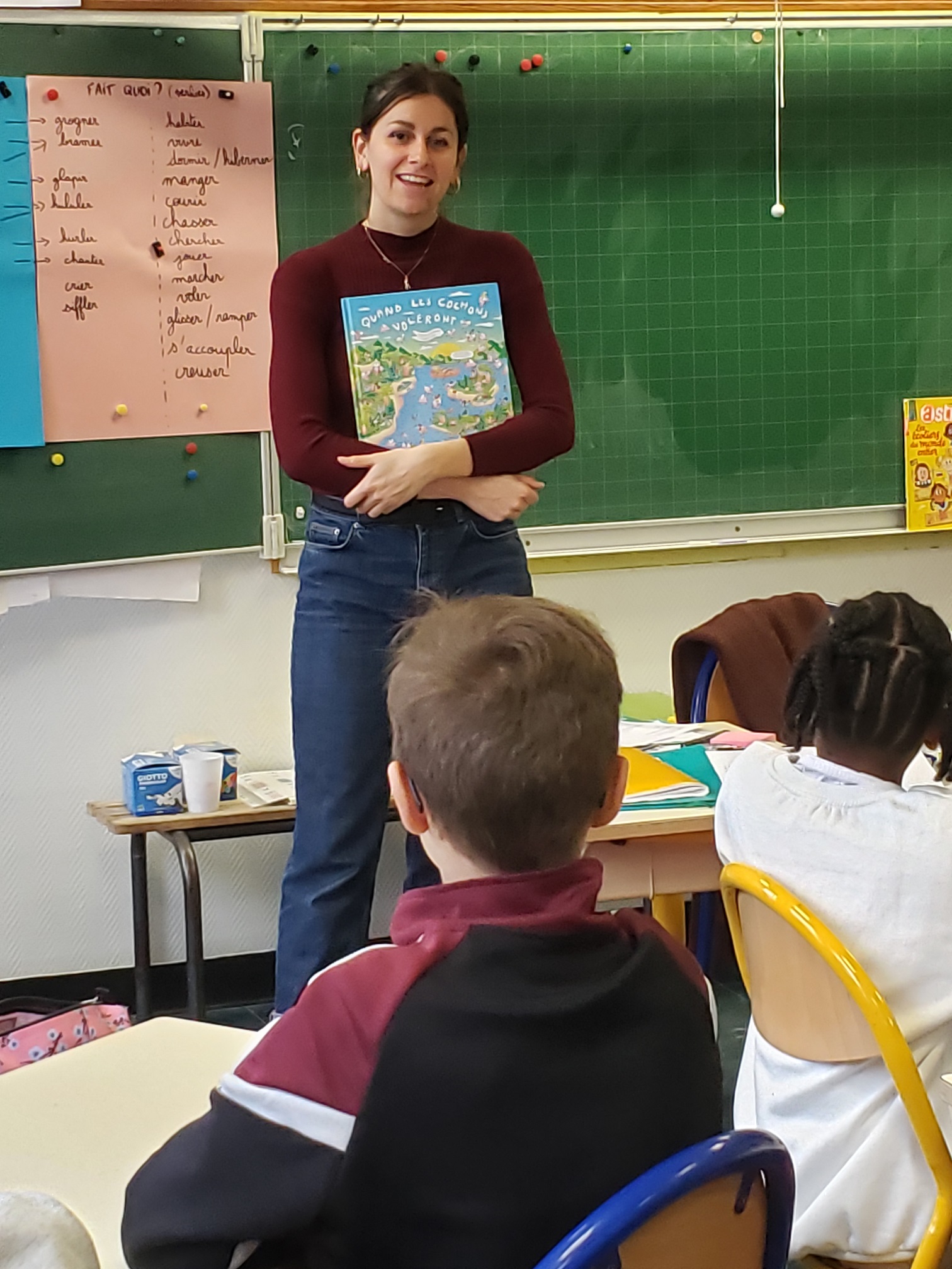 Laura Lion répond aux questions des enfants