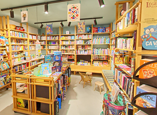 photo intérieur librairie du Plateau 