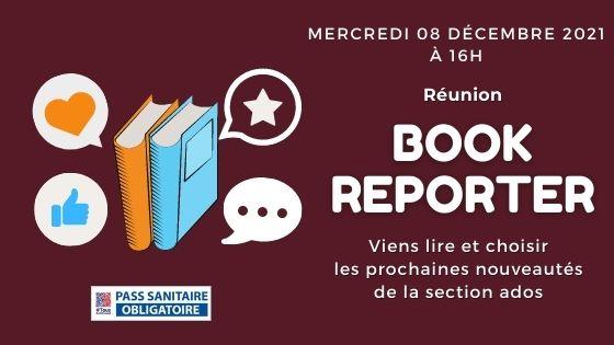 logo book reporter 8 décembre 2021