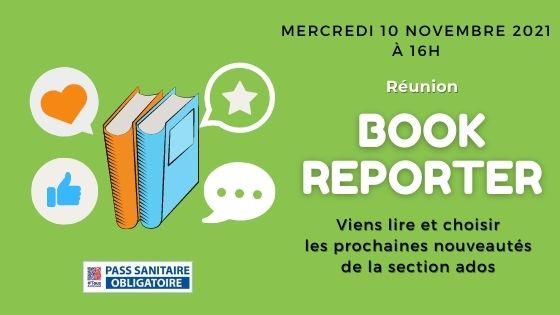 Logo book reporter novembre 2021