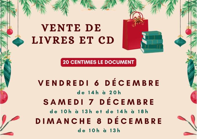 Grande braderie : livres et CD à 0.20€